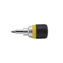 Klein 32593 6-in-1 Ratcheting Stubby Screwdriver