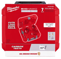 Milwaukee 49-56-9280 7 pc. Big Hawg with Carbide Teeth Kit