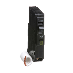 Square D QO120EPD Miniature Circuit Breaker w/GFI 20A 120V 1Ph 1P , Plug-On