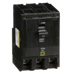 Square D QO360VH 3-Pole 60 Amp 240 Volt Plug-On Miniature Circuit Breaker