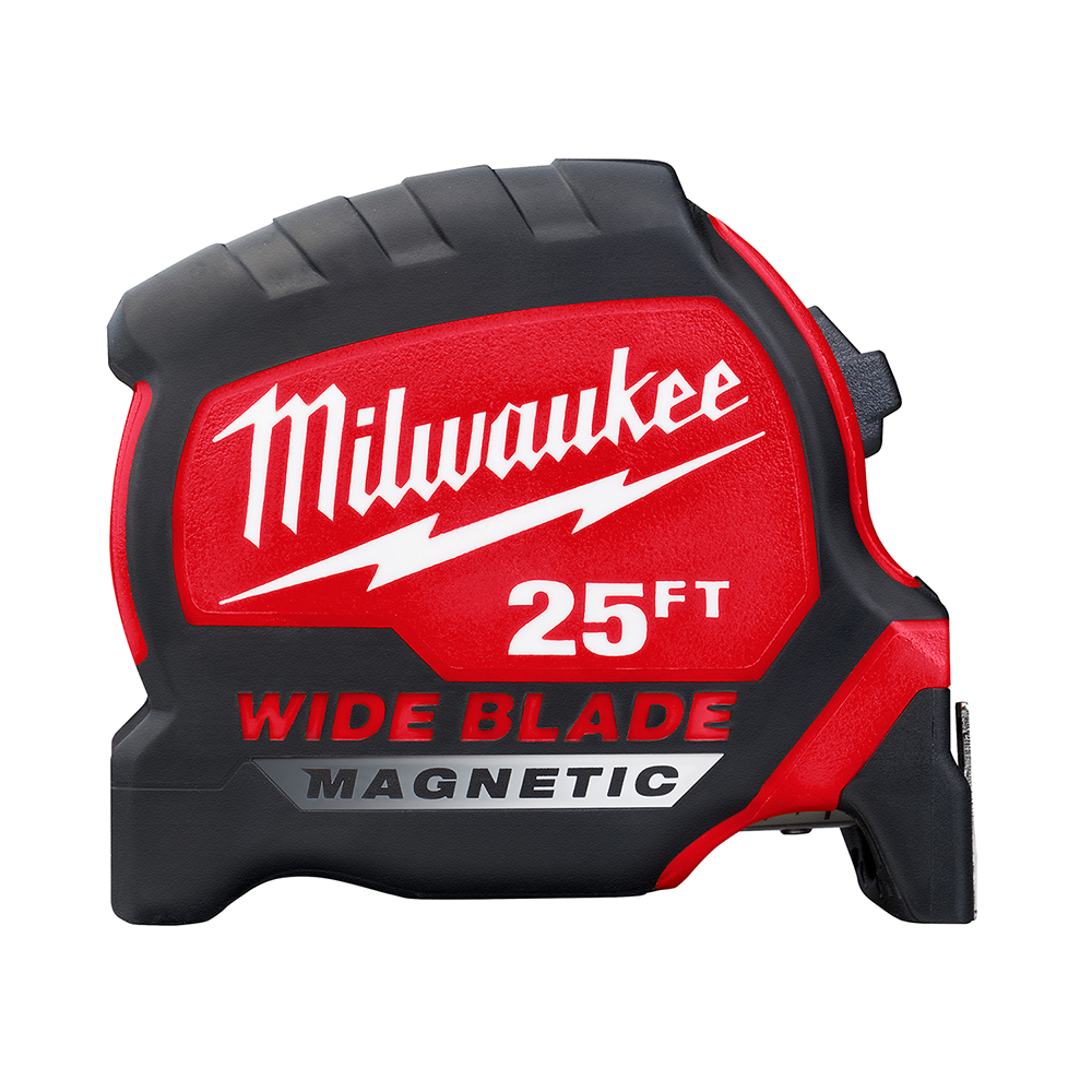 Milwaukee 48220225M Wide Blade Magnetic Tape Measure 25 ft