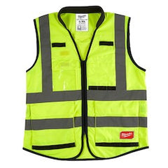 Milwaukee 48-73-5042 High Visibility Yellow Performance Safety Vest - L/XL