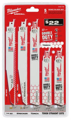 Milwaukee 49-22-1105 5-Piece Demolition SAWZALL Blade Set