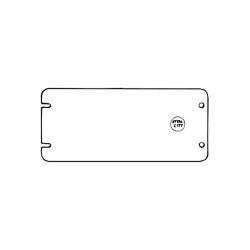 ABB 3-GCB T-B Steel Cover Power 8-13/16 Inches Long x 4-11/16 Inches Wide