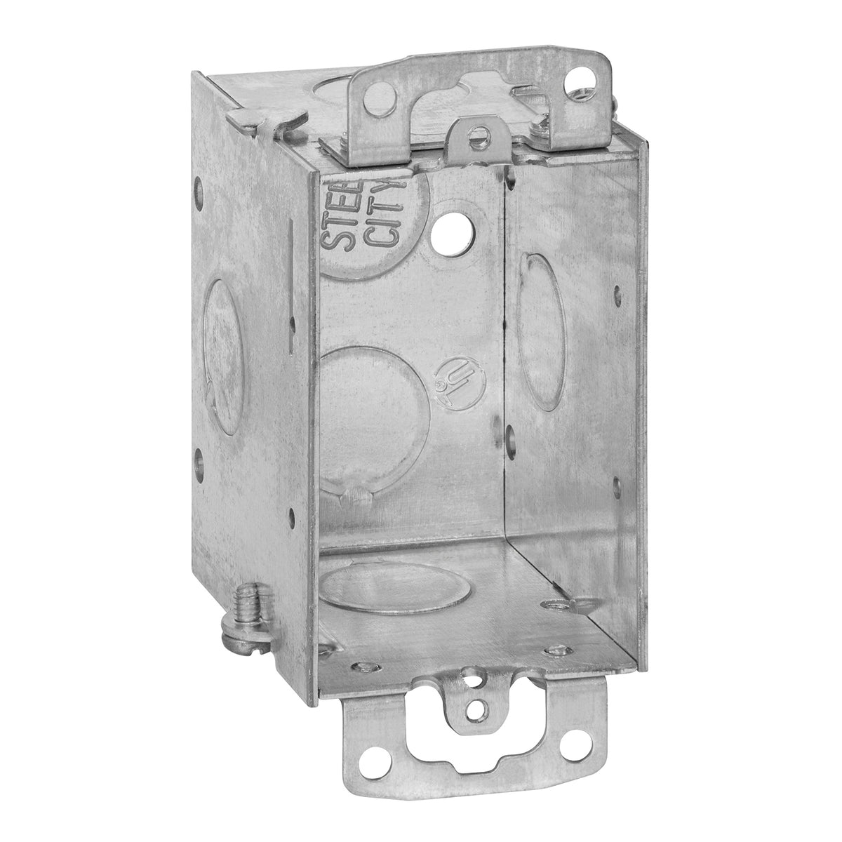 ABB CDOW Gangable Welded Style Switch Box 12.5 cu-in 1 Gang 4 Knockouts