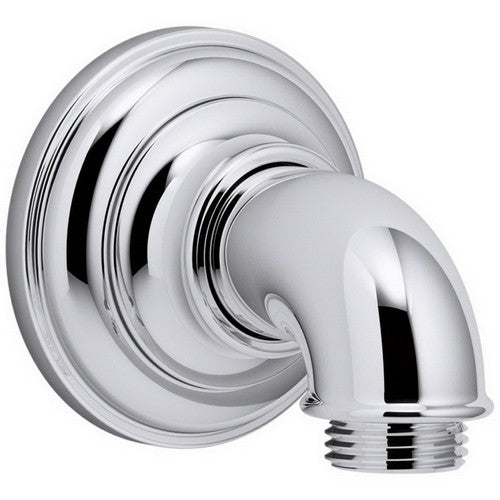 Kohler K-72796-CP Artifacts Wall-Mount Metal Supply Elbow, G1/2-14 Hose Connection x 1/2 inch NPT, Polished Chrome