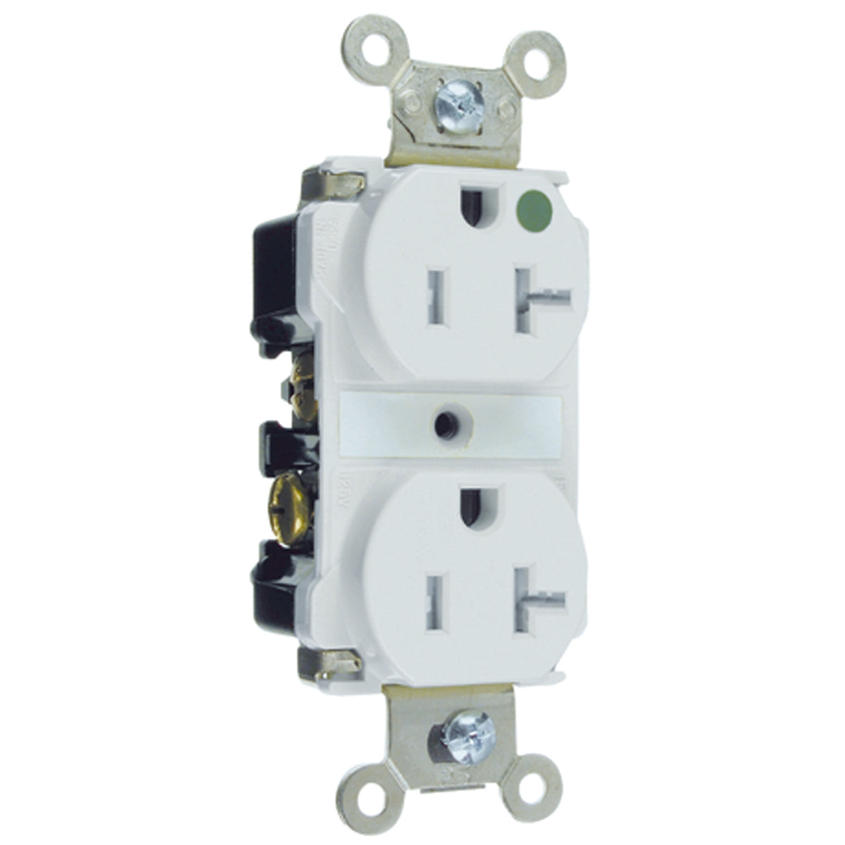 Legrand TR63-HW Tamper-Resistant Hospital Grade Duplex Receptacle 20amp 125volt White