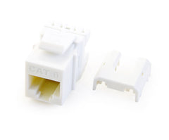 Legrand WP3476-WH Cat 6 Quick Connect RJ45 Keystone Insert, White - Pkg Qty 10