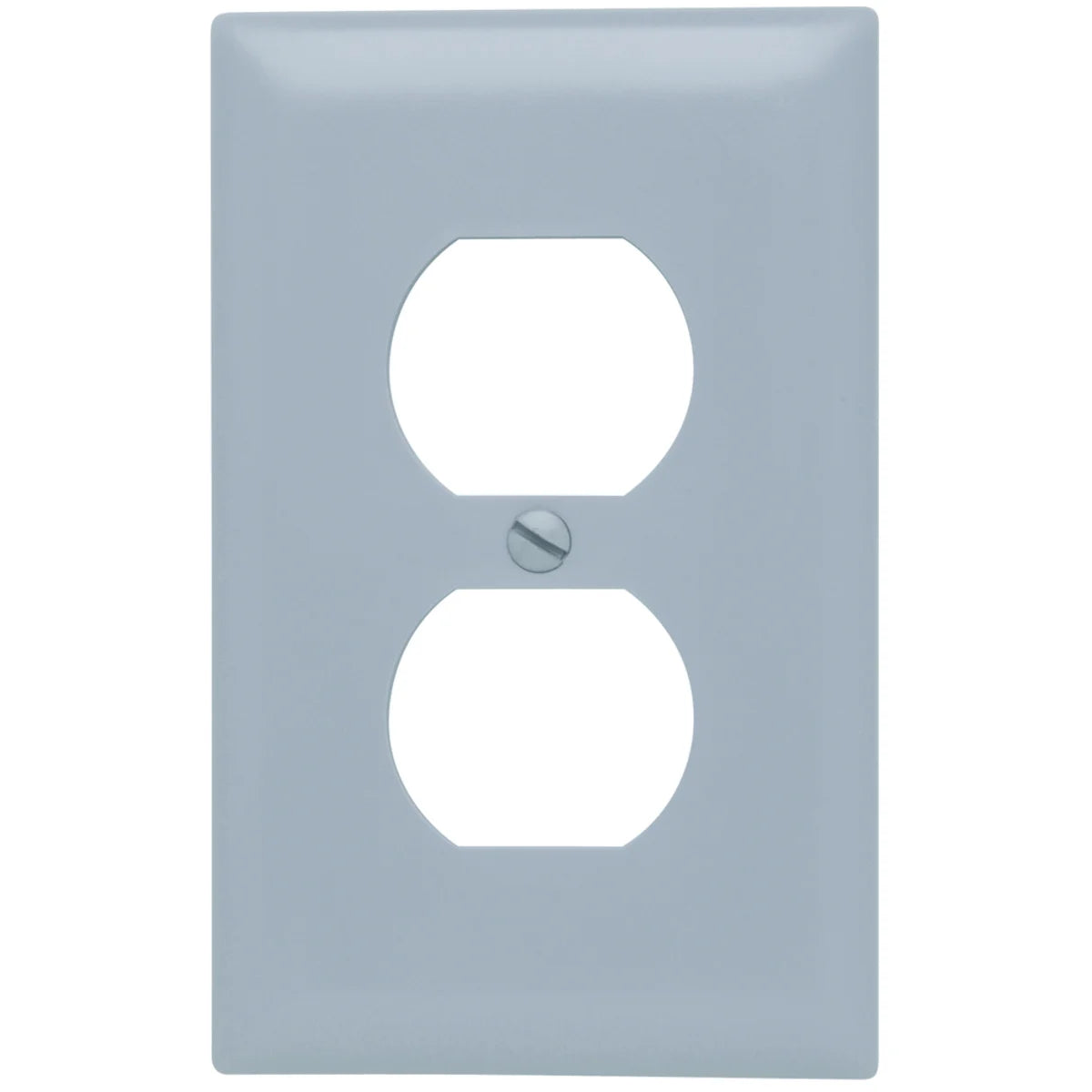 Legrand-Pass & Seymour TP8-GRY Trademaster Wall Plate 1gang 1duplex Gray