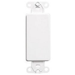 Leviton 80414-W Multimedia Blank Insert Plastic White