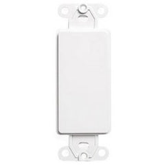 Leviton 80414-W Multimedia Blank Insert Plastic White