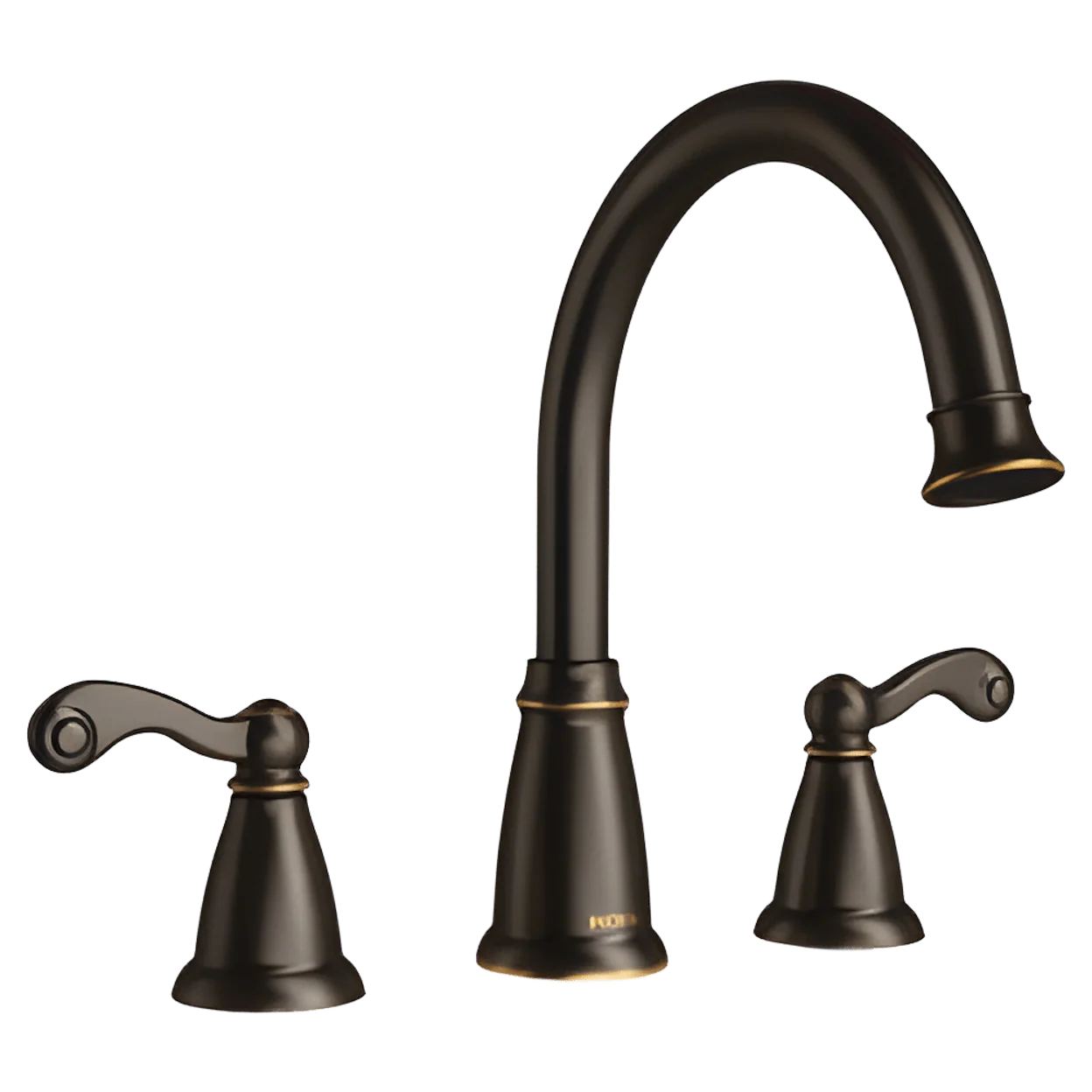 Moen T624BRB Traditional Two Handle Roman Tub Faucet in Mediterranean Bronze (Trim Only)