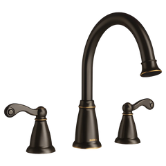 Moen T624BRB Traditional Two Handle Roman Tub Faucet in Mediterranean Bronze (Trim Only)