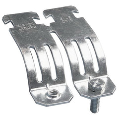 SPS Approved Vendor RIGD0250EG Electrogalvanized Steel Rigid Single Piece Heavy Duty Strut Clamp 2-1/2 inch x 12 ga 800 lb