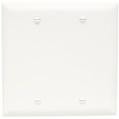 Legrand-Pass & Seymour TP23-W Blank Wallplate, 2 Gang, White