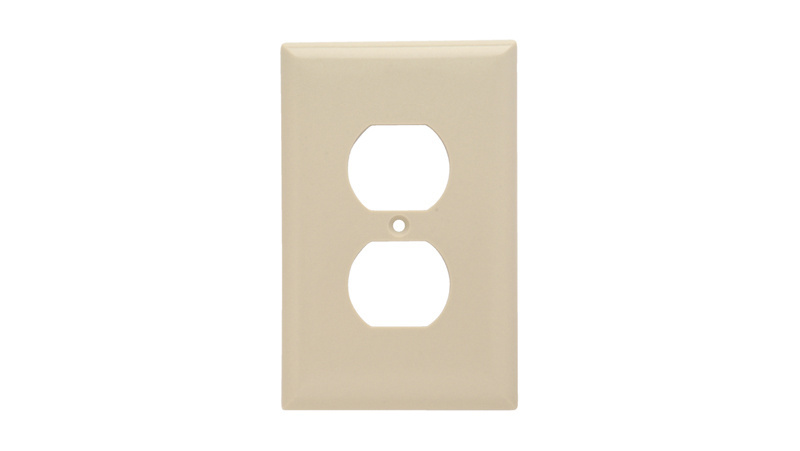 Legrand SPJ8I Pass & Seymour Jumbo Wall Plate 1 Gang Duplex Receptacle Ivory