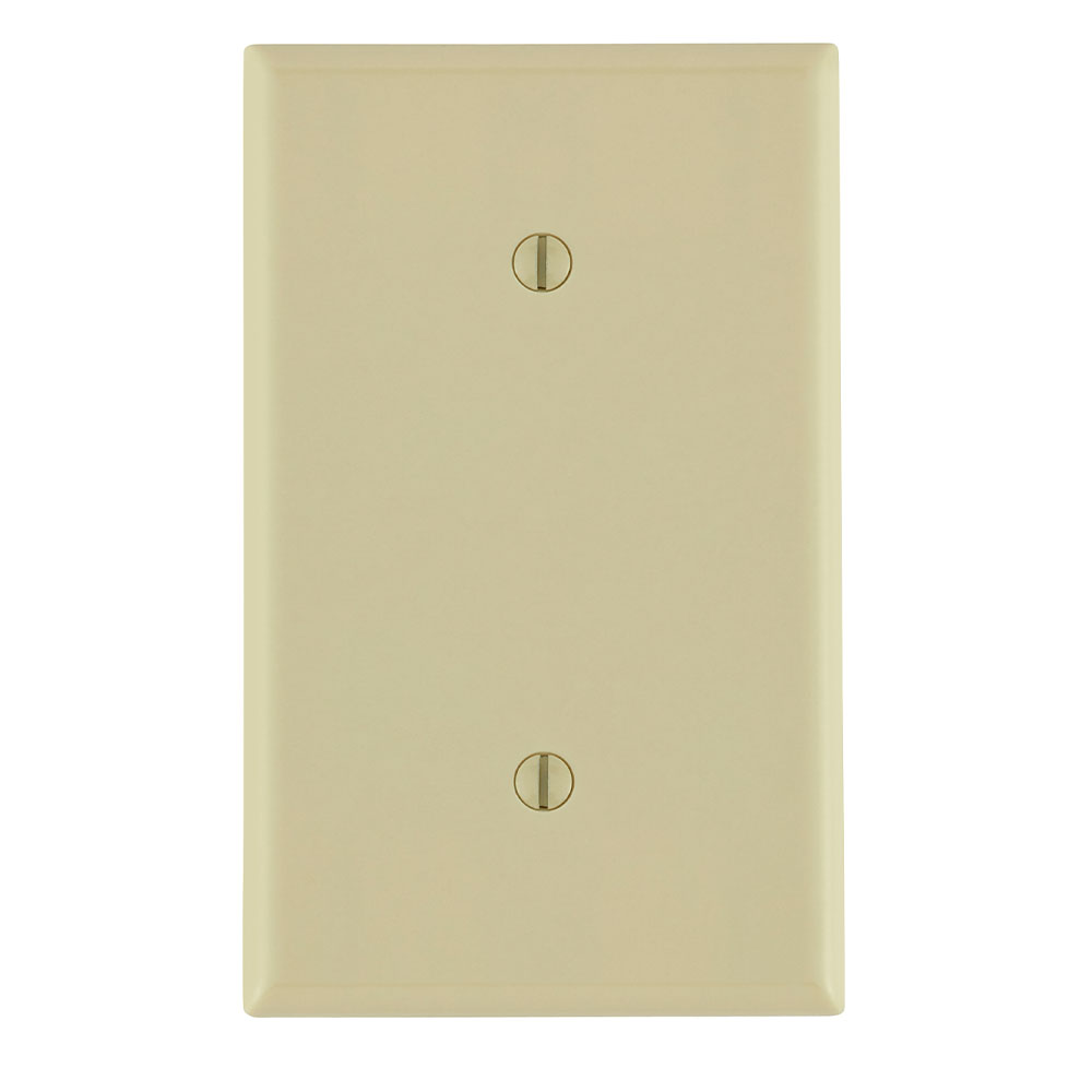 Leviton 86019 P14-I Standard Size Blank Wallplate 1 Gang