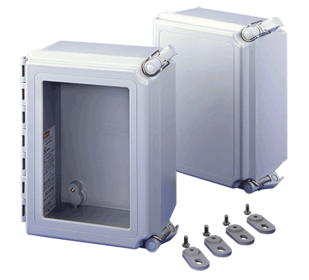 nVent A1086CHQRFG HOF NON-METALLIC ENCLOSURE 10 in L x 8 in W x 6 in D NEMA 4X