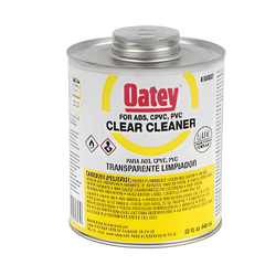 Oatey 30779 4 oz PVC Clear Cleaner