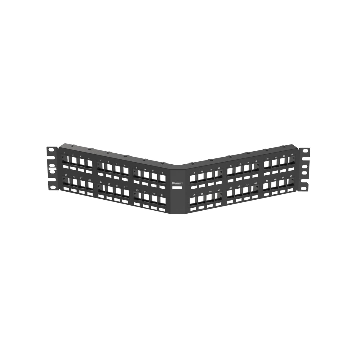 Panduit NKPPA48FMY PAN NETKEY 48 PORT ANGLED