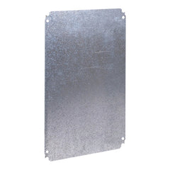 Schneider Electric NSYMM3025 Plain Galvanized Steel Mounting Plate 7.9 Inch x 9.8 Inch