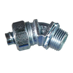 Appleton ST-45100 Liquid Tight Oiltight Raintight Conduit Connector 1 Inch Trade 45 Degree