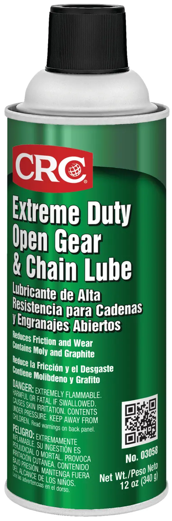 CRC Industries 03058 Extreme Duty Open Gear and Chain Lube 12 Wt Oz