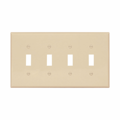 Eaton PJ4V EWD PJ4V Wallplate 4G Toggle Poly M