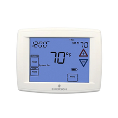 Emerson Climate Technologies 1F95-1277 White-Rodgers Touchscreen Multi Stage Universal Programmable 2 Heat/2 Cool, 3 Heat/2 Cool Heat Pump Digital Thermostat