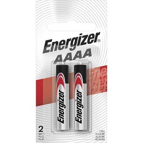 Energizer E96BP-2 AAAA Alkaline Battery 1.5V 2-Pack