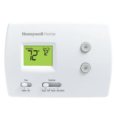 Honeywell TH3210D PRO 3000 Dual Power 2 Heat/1 Cool Digital Non-Programmable Thermostat, White