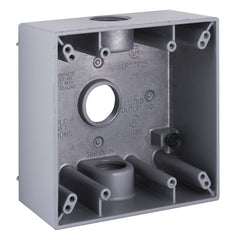 Hubbell 5341-0 RACO WP BOX 2G 3 (3/4 OUTLETS)