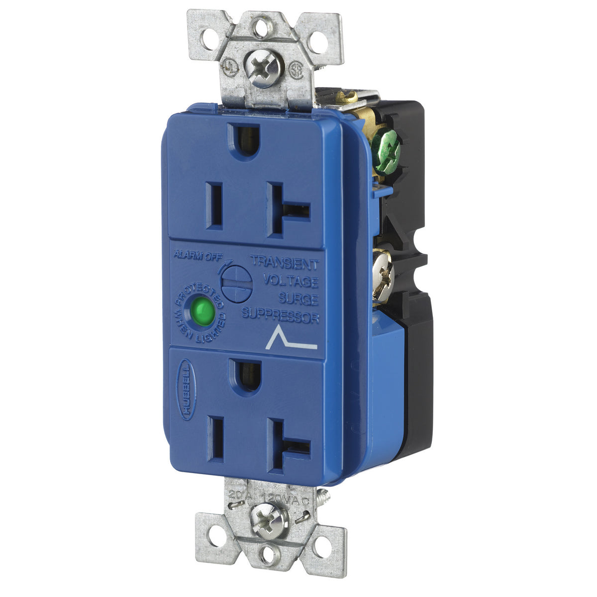 Hubbell HBL5360SA HUB 2P-3W-20A-125V BLUE Surge Protection Receptacle