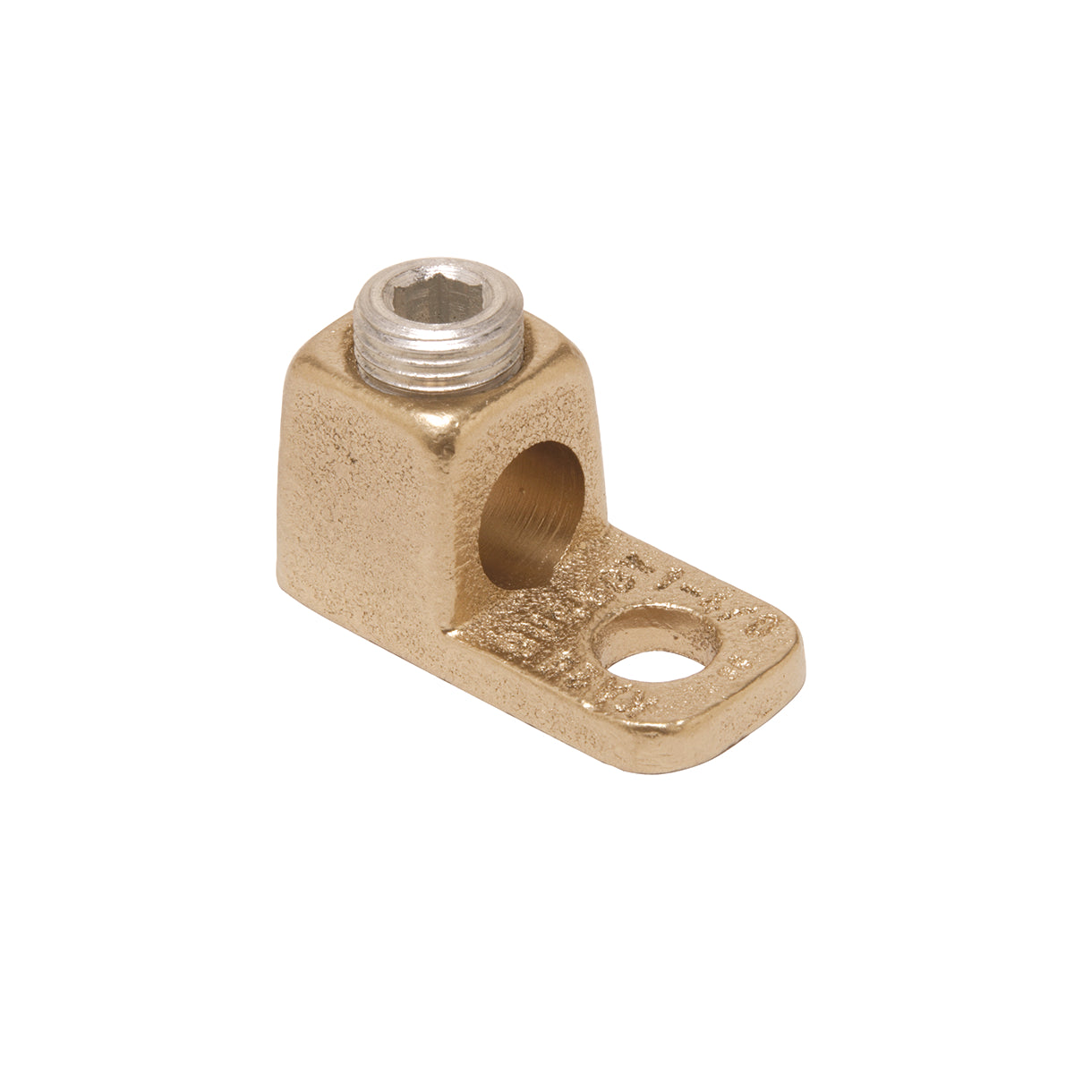 Hubbell KA28 BUR Copper Term.Lug 1-4/0CUSTR W/3/8STUD HOLE