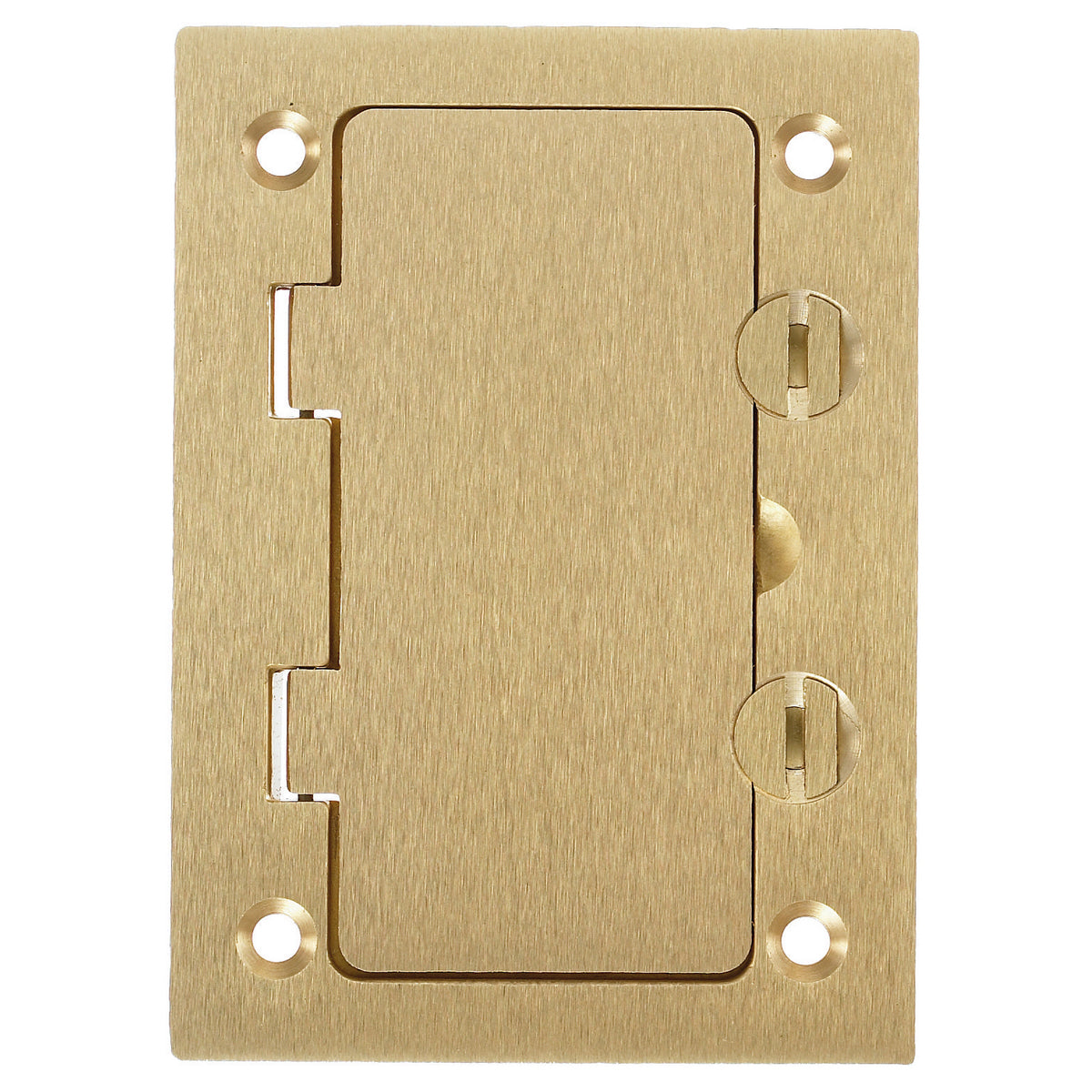 Hubbell S3826 HUB Brass Rectangular Cover