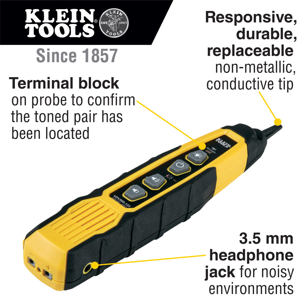 Klein Tools VDV500-820 Tone & Probe PRO Wire Tracing Kit