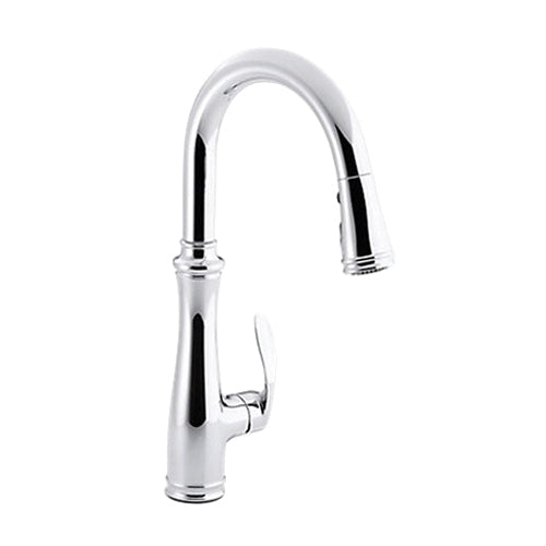 Kohler K-560-CP Bellera Kitchen Pull-Down Faucet, 1.5 gpm, 1 Handle, Polished Chrome