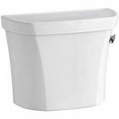 Kohler K-4467-RA-0 Wellworth 1.28 gpf Class Five Flush Toilet Tank with Lid, Right Hand Lever, White