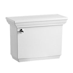 Kohler K-4434-0 Kohler Memoirs 1.28 gpf Class Five Flush Toilet Tank with Lid, White