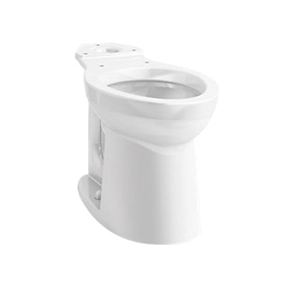 Kohler K-25076-0 Kingston Comfort Height 1.28 gpf 29-3/4 inch L x 18-3/4 inch W x 16-1/2 inch H Vitreous China Elongated Toilet Bowl, White