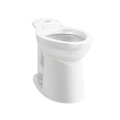 Kohler K-25076-0 Kingston Comfort Height 1.28 gpf 29-3/4 inch L x 18-3/4 inch W x 16-1/2 inch H Vitreous China Elongated Toilet Bowl, White