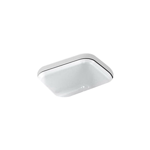 Kohler K-6589-U-0 Northland Enameled Cast Iron Single-Bowl Rectangular Undermount Kitchen Bar Sink 15 in x 12-3/8 in x 7-5/8 in Replacement MPN