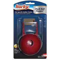 Lavelle Industries 58BP Korky Flush Ball Flapper, Kohler, Rubber, Red