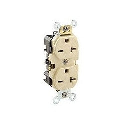 Leviton 5462-I 20 Amp 250 Volt Duplex Receptacle