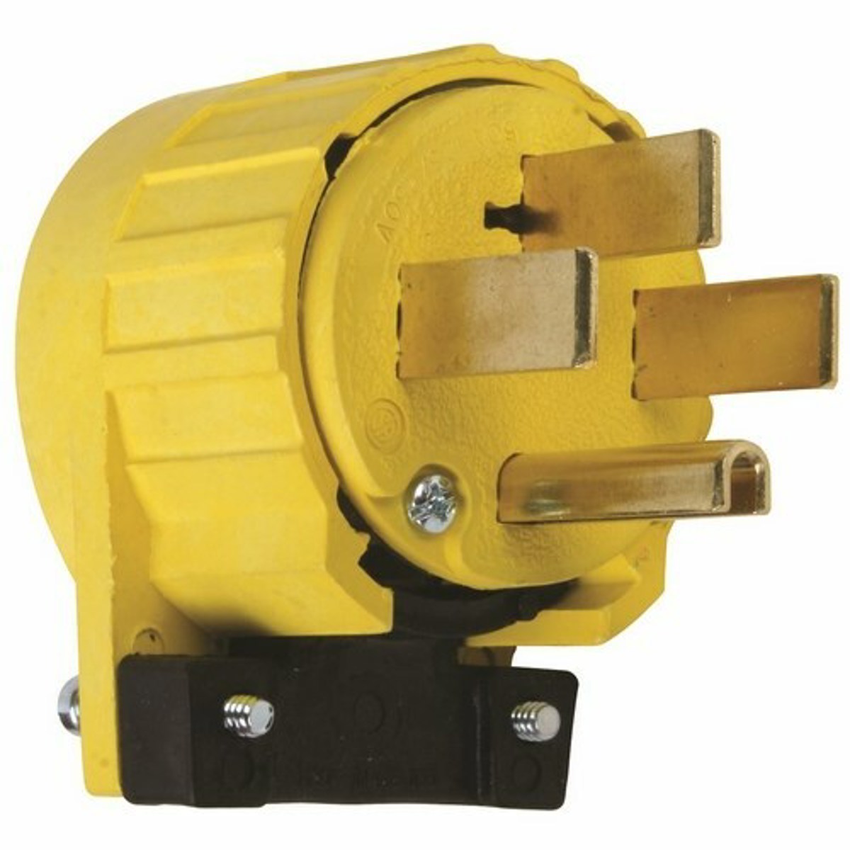 Legrand-Pass & Seymour 5745AN 50amp 125/250volt Angle Plug Yellow