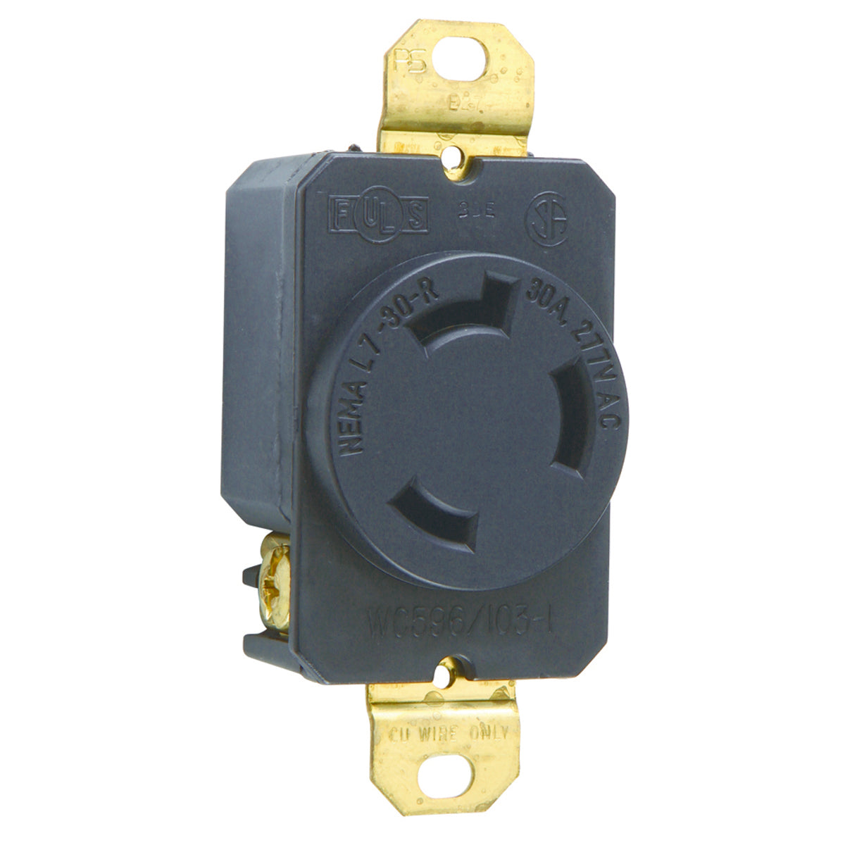 Legrand-Pass & Seymour L730R Turnlok Single Receptacle 30A 277V