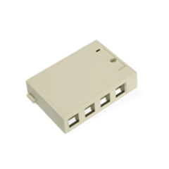 Leviton 41089-4IP Quickport 4-Socket Surface Mounting Box