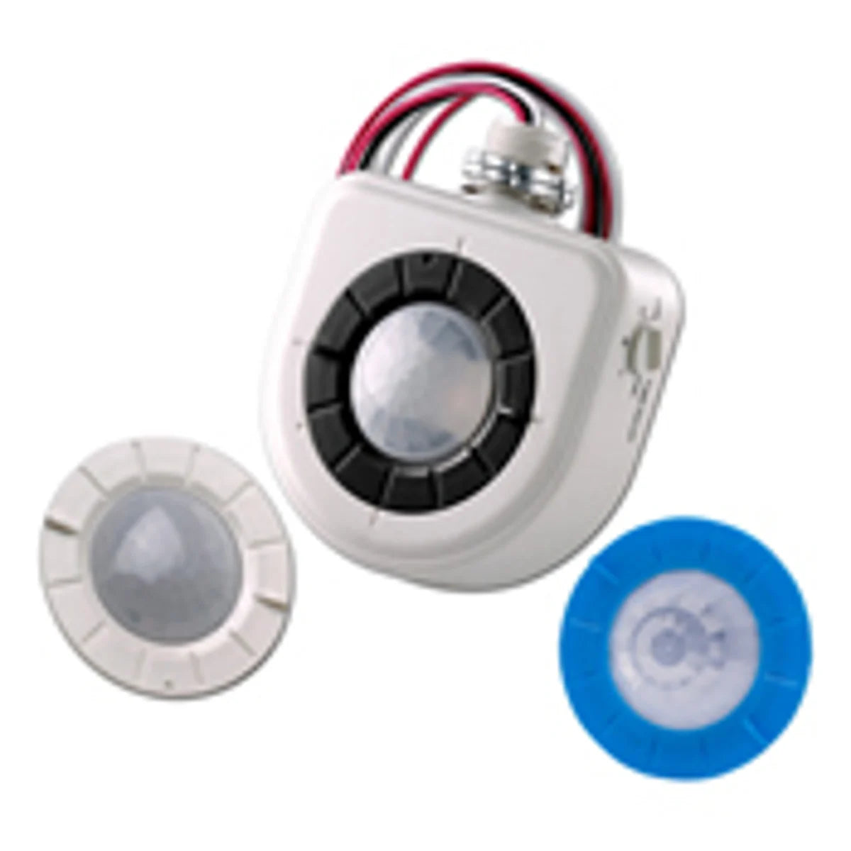 Leviton OSFHU-I4W Mounted PIR High-Bay Sensor with 3 Interchangeable Lenses 480V