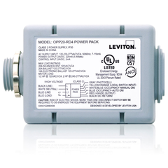 Leviton OPP20-RD4 20A AUTO/MAN ON SW PC 24VDC