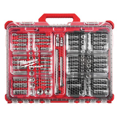 Milwaukee 48-22-9486 1/4 & 3/8 Drive 106PC Ratchet/Socket Set with PACKOUT Low-Profile Organizer